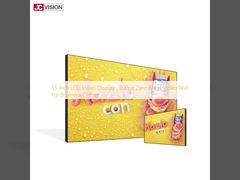 Tampilan Video LCD 55 Inci, Dinding Video Tanpa Bingkai 500nit untuk Pusat Bisnis