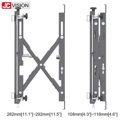 Full Service Push Out TV Wall Mount Bracket Cold Rolled Steel Powder Hitam
