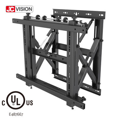 Full Service Push Out TV Wall Mount Bracket Cold Rolled Steel Powder Hitam