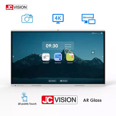 Layar Interaktif Android OPS 4K 75 Inci Layar Sentuh Cerdas Papan Tulis Interaktif