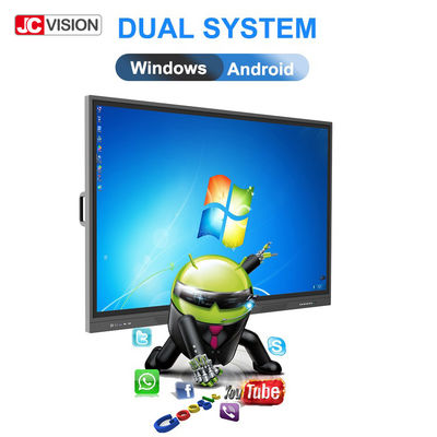 86" 4K Digital 20 Point Touch OLED Display Konferensi OPS Papan tulis interaktif