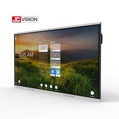 86" 4K Digital 20 Point Touch OLED Display Konferensi OPS Papan tulis interaktif