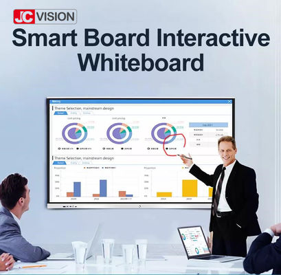 65 Inci 4k Smart Interaktif Whiteboard Flat Panel Sistem Dual Untuk Pendidikan
