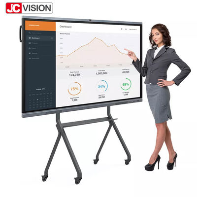 JCVISION Pertemuan Kelas Layar Sentuh Interaktif Whiteboard Finger Pen Dengan PC OPS