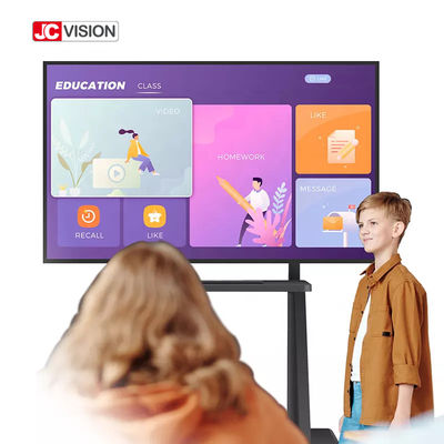 Papan Tulis Cerdas Interaktif HUD JCVISION Silver Untuk Pendidikan / Rapat Konferensi