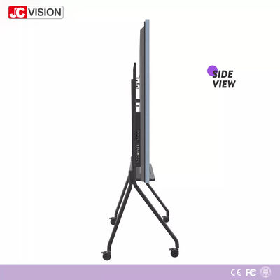 Papan Tulis Interaktif LCD 4k Perak I7 4GB 20 Titik Sentuh Untuk Pengajaran Kelas / Konferensi
