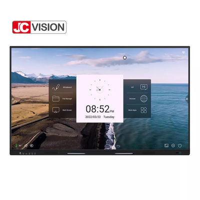 55 - 100 Inch Smart Interactive Whiteboard 4K UHD DLED Backlight Untuk Pengajaran Sekolah