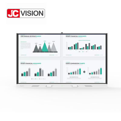 JCVISION Panel LCD BOE Putih Lampu Latar DLED Papan Utama Android Untuk Pengajaran di Kelas