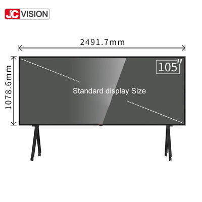 Papan Tulis Cerdas Sentuh IR 20 Titik JCVISION 105 Inci Untuk Pengajaran di Kelas