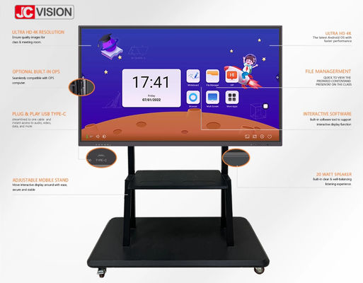 86 Inch Touch Screen Interaktif Smart Board Tampilan Ckd Pelajaran Kelas