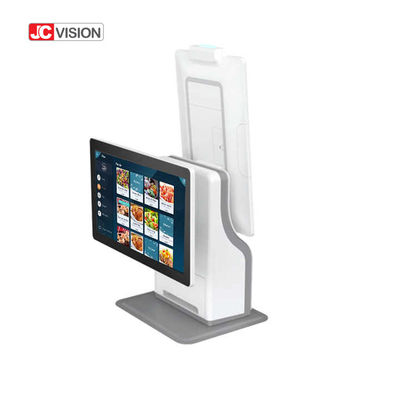 JCVISION Terminal Mesin POS Desktop 15,6 Inci Kios Cek Out Layanan Mandiri
