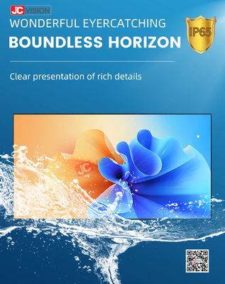 JCVISION's 3D Ultra HD Big LED Advertising Screen Display untuk dinding bangunan luar ruangan