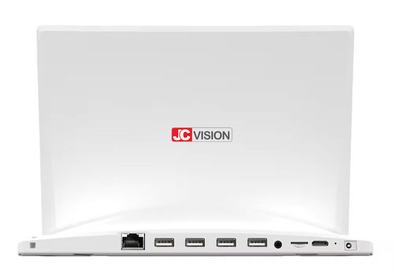 JCVISION Bentuk L Layar Iklan Tablet Android Kios Umpan Balik 10.1 Inci