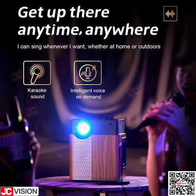 Jcvision Smart DLP Proyektor Outdoor Home Party Karaoke Room LED 1080P Proyektor