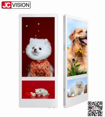 17-Inch TFT LCD Display HD Digital Signage Jaringan WiFi Multimedia Pemain Iklan Penumpang Lift Screen