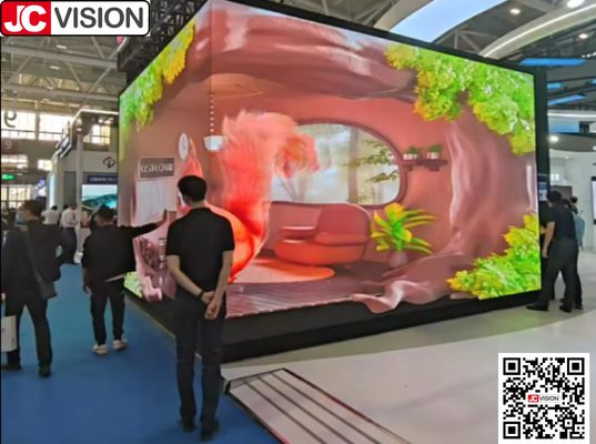 Tampilan LED Efek 3D JCVISION Hemat Energi LED Periklanan Digital Signage