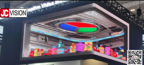 Tampilan LED Efek 3D JCVISION Hemat Energi LED Periklanan Digital Signage