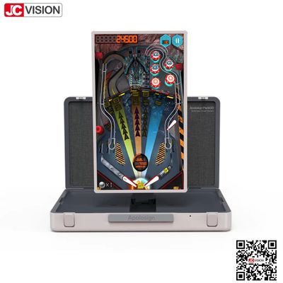 JCVISION Monitor koper 27" Layar Sentuh Sistem Android 12 Layar pintar koper