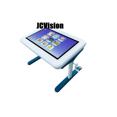 Meja Permainan Layar Sentuh Kapasitif Android 32 inci JCVision Height Lift untuk Taman Kanak-kanak