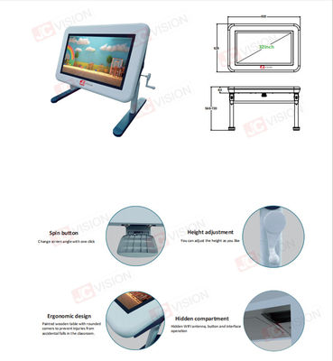 JCVision 32" Meja Permainan Cerdas Android Layar Sentuh Besar