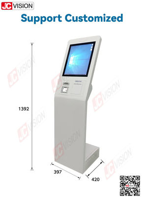 Mesin Tiket Sistem Antrean Layar Sentuh untuk Sistem Antrean di Lobi Rumah Sakit Bank JCVISION
