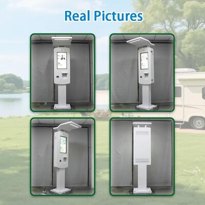 Nvidia Chipset 24" Outdoor Waterproof IP55 Self Service Payment Kiosk Detail cepat dari terminal pembayaran layar sentuh luar ruangan