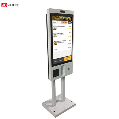 32 inci Self Service Kios Pemesanan Makanan Kios Digital Iklan Kios Tampilan