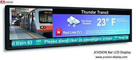 Rak Super Widescreen Display 800nits Layar LCD Peregangan 1 Tahun Garansi