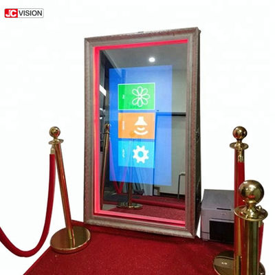 Terbaru 55 Inch 65 Inch Magic Photo Booth Interaktif Selfie Mirror