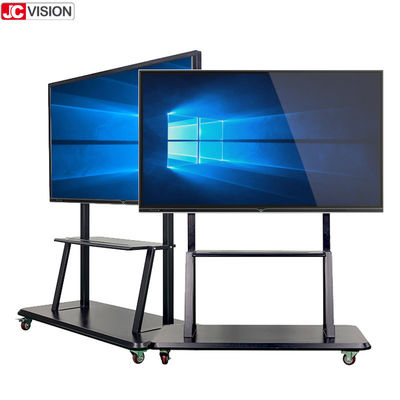 Papan Tulis Cerdas Interaktif Panel Datar 55 inci, Panel Interaktif 4K Untuk Pendidikan