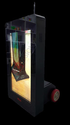 43inch Waterproof Outdoor LCD Digital Signage Dengan Roda 6,5ms Wall Mount Kiosk