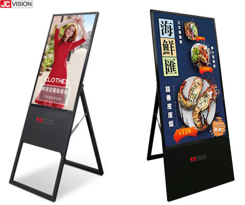 Tampilan Digital Signage Indoor 43 inci Multi Bahasa Digital Signage Berdiri Lantai