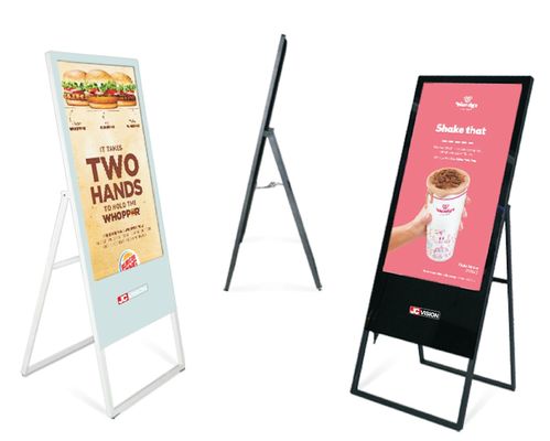 Tampilan Digital Signage Indoor 43 inci Multi Bahasa Digital Signage Berdiri Lantai