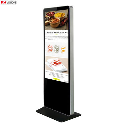 Pemutar Media Signage Berdiri Lantai 1920*1080FHD, Papan Tanda Digital Lobi Hotel 42"