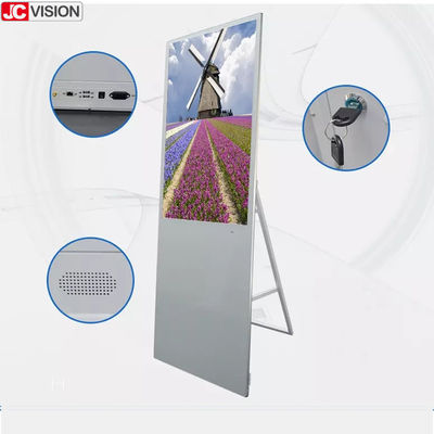 1920x1080 Indoor Digital Signage Tampilan 43 Inch Workplace Digital Signage