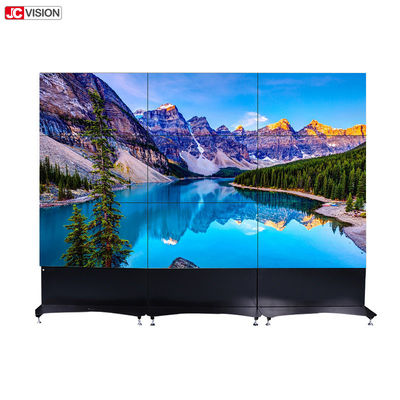 Tampilan Dinding Komersial LED, Dinding Video Bezel Sempit dengan Remote Control Inframerah