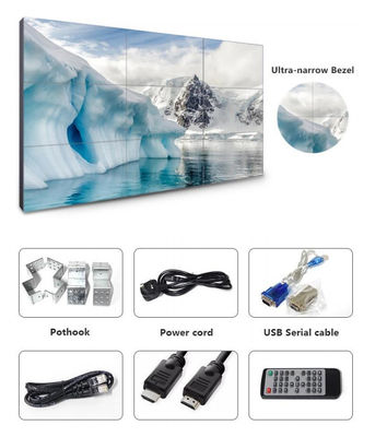 Dudukan Dinding Video Wall LCD Digital Signage Iklan Monitor Layar TV