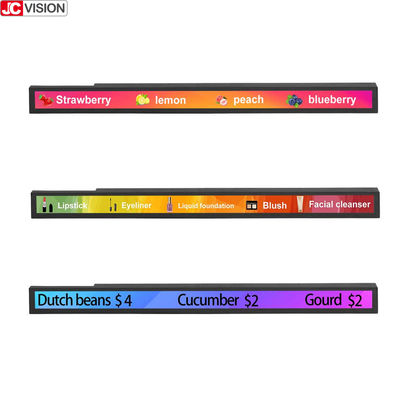 38.5 Inch Taxi Strip LCD Advertising Screen, Wide Totem Stretched Bar LCD Monitor (Teksi berukuran 5 inci)