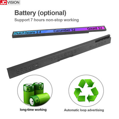 38.5 Inch Taxi Strip LCD Advertising Screen, Wide Totem Stretched Bar LCD Monitor (Teksi berukuran 5 inci)