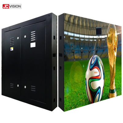 Tampilan Digital Signage LED Luar Ruangan IP65 Tetap 10mm Modul LED SMD P10