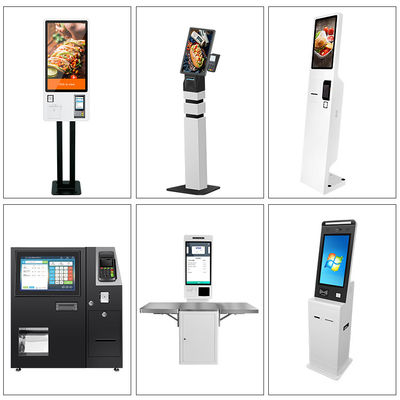 Kios Pemesanan Mandiri JCVISION 24 Inci dengan Casing Logam Tahan Lama dan Konsumsi Daya Maksimum ≦108W