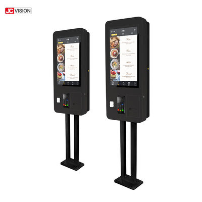 JCVISION Self Service Kiosk Touch Screen Barcode Scanner Kiosk Pemesanan Sendiri