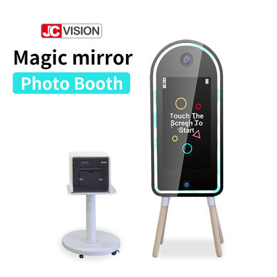 Touchscreen DIY Smart Mirror Smart Mirror Photo Booth Kiosk Untuk Pernikahan