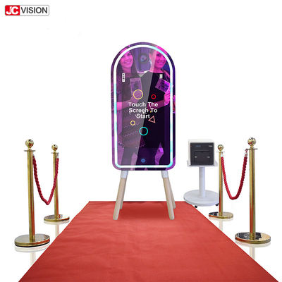 Touchscreen DIY Smart Mirror Smart Mirror Photo Booth Kiosk Untuk Pernikahan
