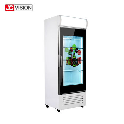 JCVISION Layar LCD Batang Memanjang 42 Inci Monitor Iklan Digital Pintu Kulkas