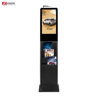 Pemegang Brosur Android LCD Totem 21.5 inci 400nits Portabel