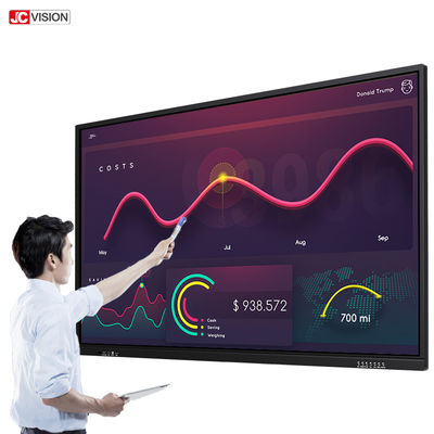 65in 1920×1080 RS232 Interaktif Smart White Board Intel I3/I5/I7