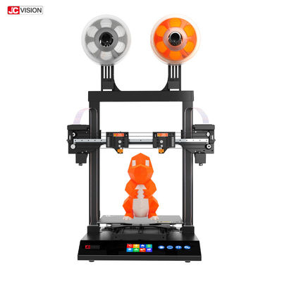 JCVISION PLA Desktop Dual Extruder 3D Printer 400W Dua Nozzles
