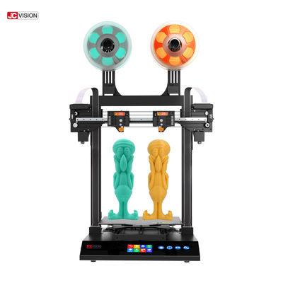 JCVISION PLA Desktop Dual Extruder 3D Printer 400W Dua Nozzles