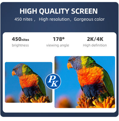 Tampilan Dinding Video LCD 4K 46 Inci Pemasangan Dinding Pemutar Iklan Mulus